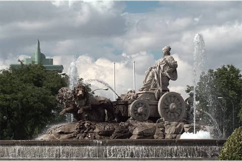 Tour Madrid francais - Fontaine de Cybèle