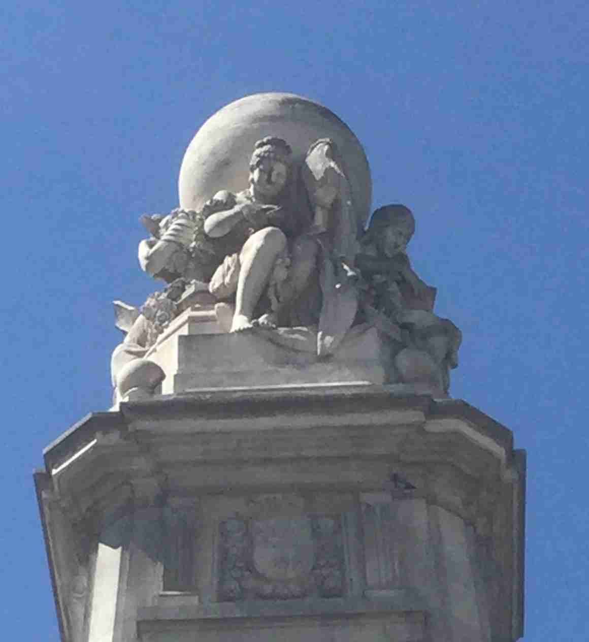 Monumento Miguel de Cervantes Plaza de España Madrid Globo Terráqueo