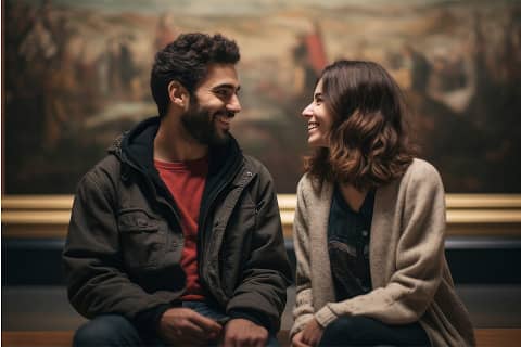 Private Tour Prado Museum Madrid - Couple inside