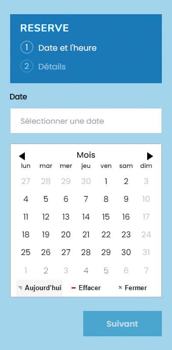 Calendrier de réservation pour Free Tour Madrid